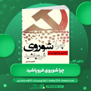 دانلود کتاب چرا شوروی فروپاشید کاظم علمداری PDF